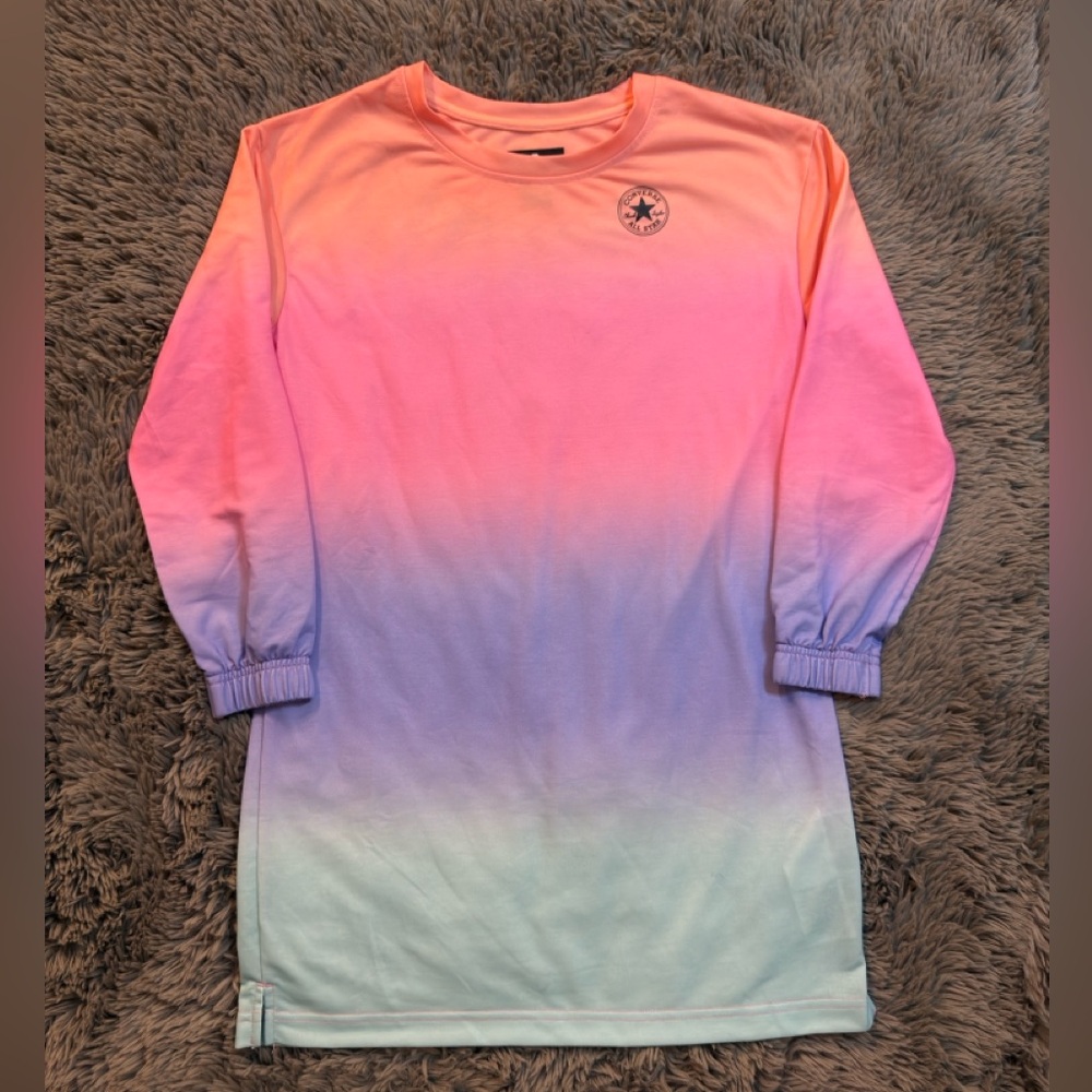 Converse Girls Long Sleeve Nightgown Size XL Like New